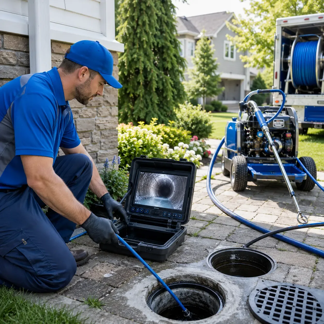 Outdoor drain cleaning professionals serving Loganville, WI